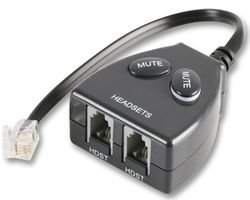 PRO ELEC - Professional Telephone Headset Training Adapter for Call Centers & Customer Service | Hands-Free Communication for Office, Remote Work & Training Sessions
