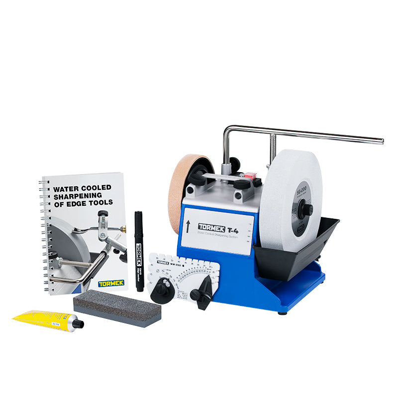 Tormek T-4 Water Cooled Sharpening System – Professional Knife & Tool Sharpener for Home & Workshop Use – Perfect for Chefs, Woodworkers & DIY Enthusiasts