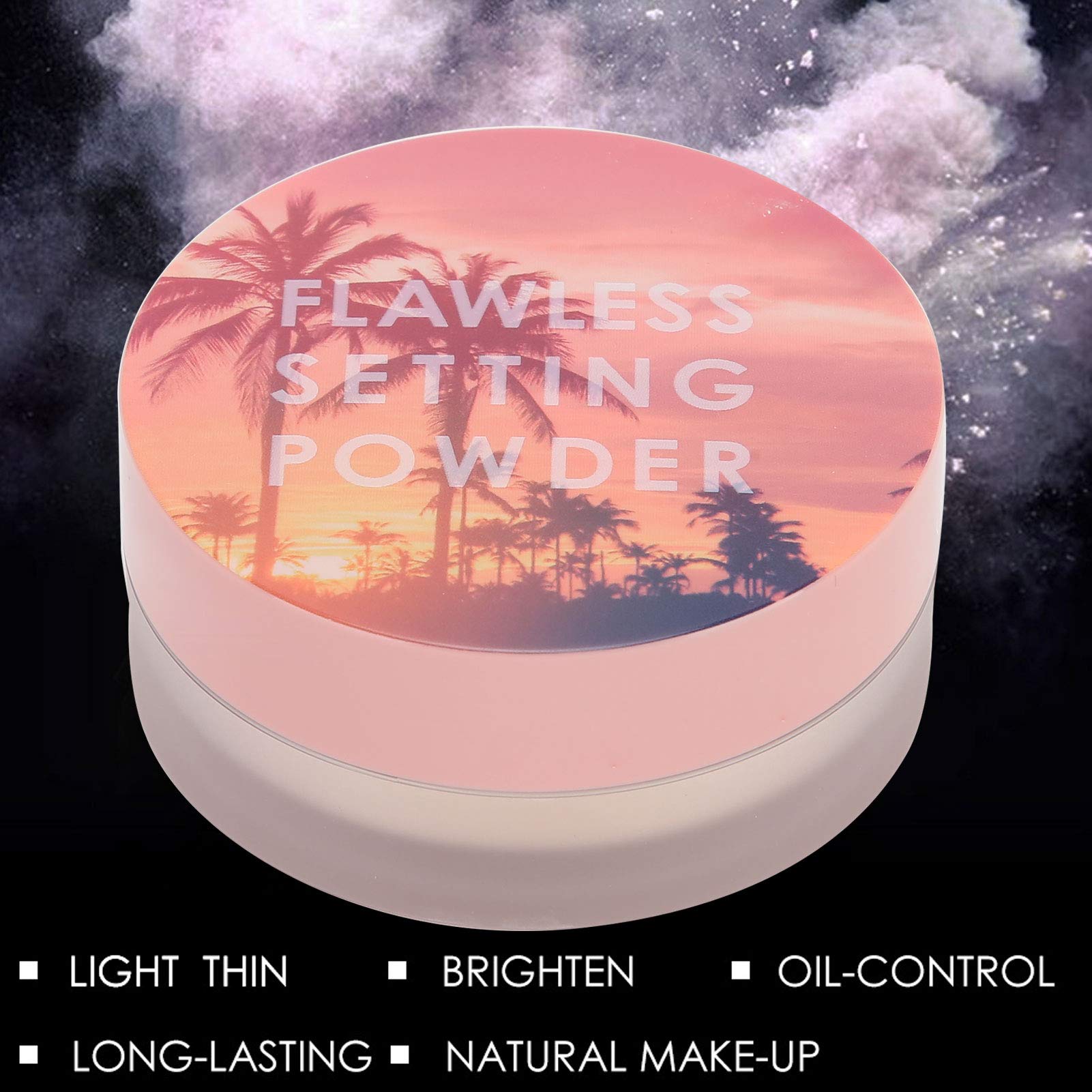 Professional Loose Finishing Powder - Oil Control & Waterproof Face Makeup Setting Powder for All Skin Types, Lightweight & Delicate Makeup Tool to Reduce Shine & Set Makeup All Day | Perfect for Daily Wear, Special Occasions & Professional Makeup Artists