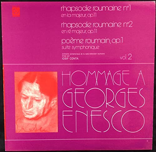 Georges Enesco Rhapsodie Roumaine & Poème Roumain V 2 LP - Classic Romanian Orchestral Music Vinyl Record for Audiophiles & Classical Music Collectors | Perfect for Home Listening, Gifts, and Music Enthusiasts