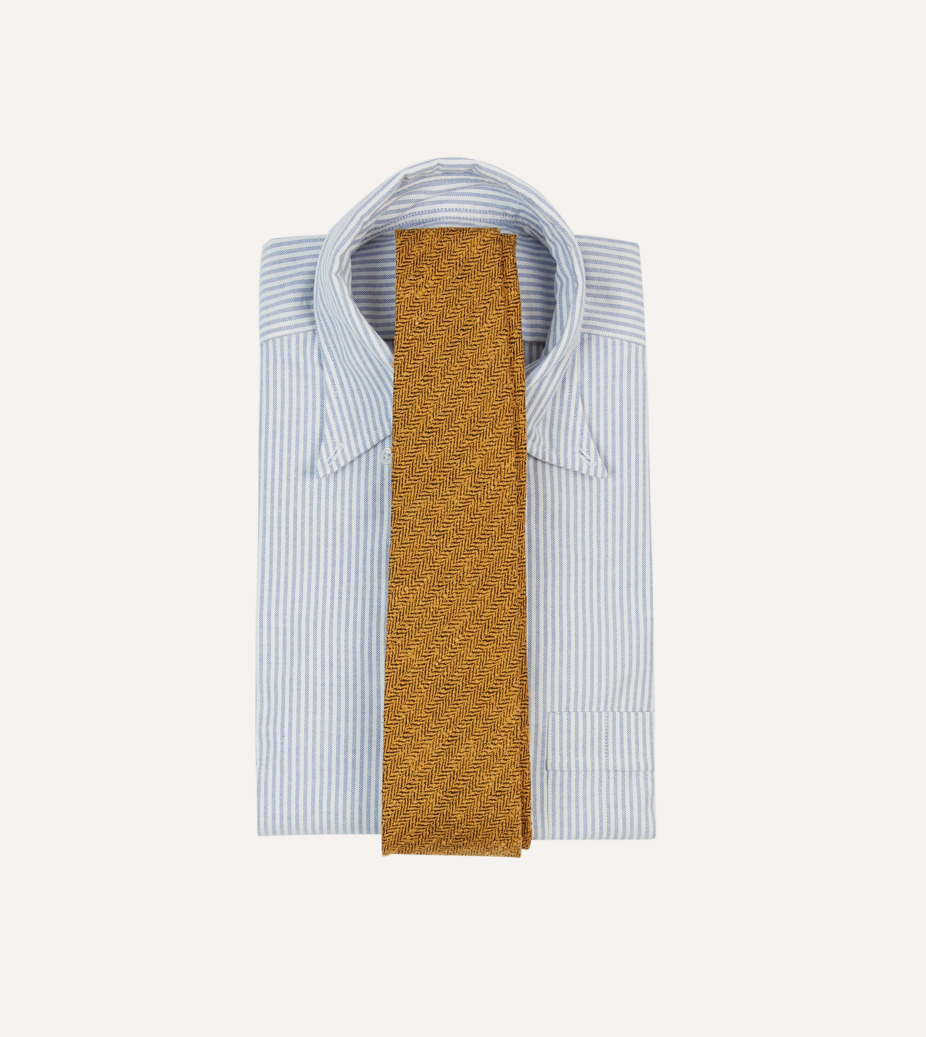 Premium Yellow Herringbone Shantung Silk Necktie for Men - Elegant Business & Wedding Accessory - Perfect for Office, Formal Events & Special Occasions