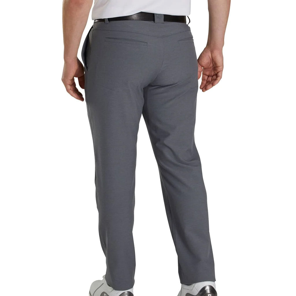 FootJoy Tour Fit Charcoal Men's Golf Pants - Comfortable Stretch Fabric for Golfers - Perfect for Golf Tournaments & Casual Wear