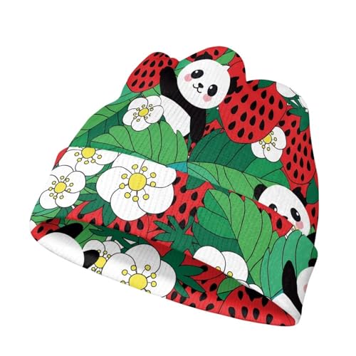 Floral Strawberry Panda