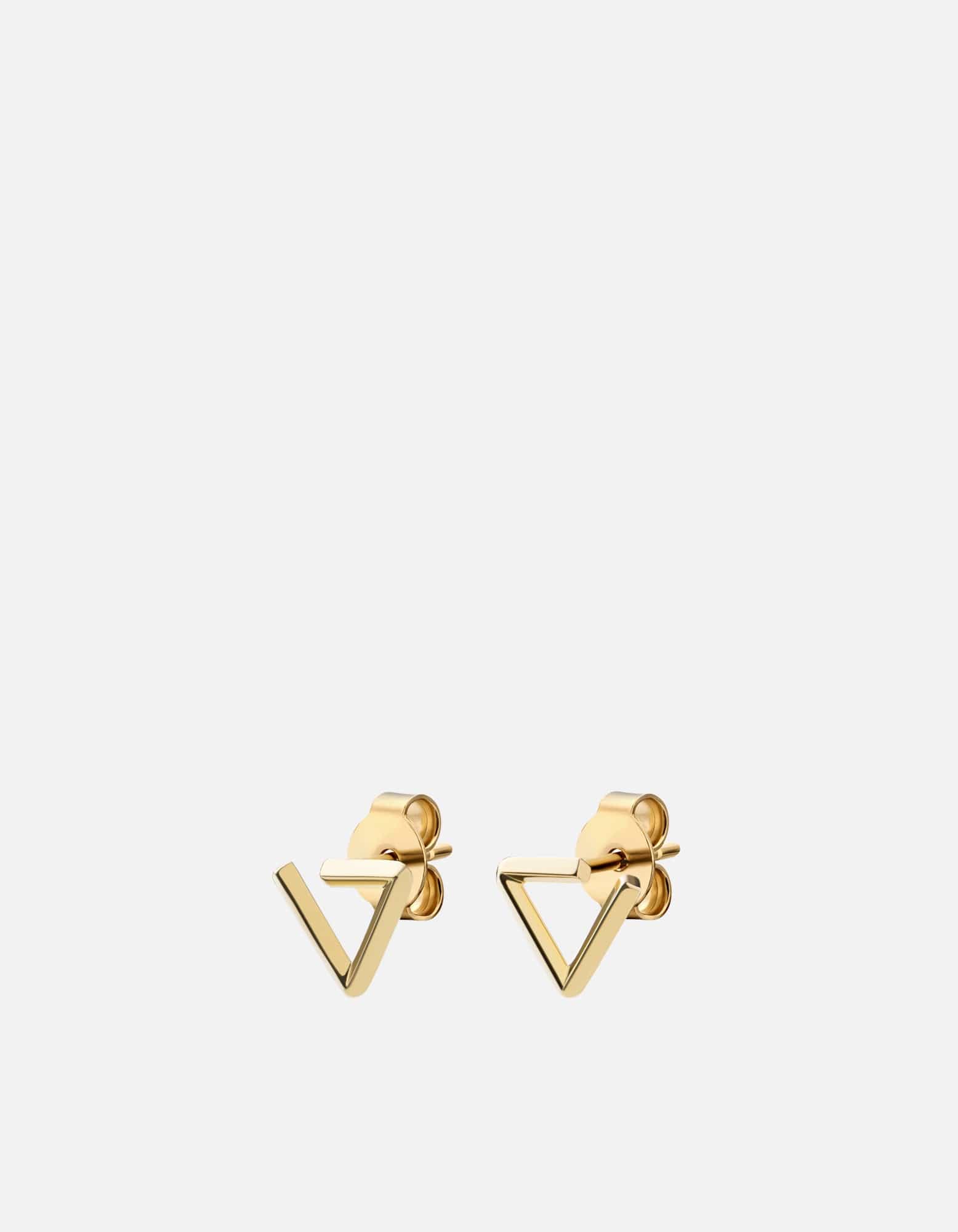 Eden Studs - 14K Gold Vermeil Earrings for Women | Hypoallergenic & Tarnish-Resistant | Perfect for Everyday Wear, Parties & Gifts