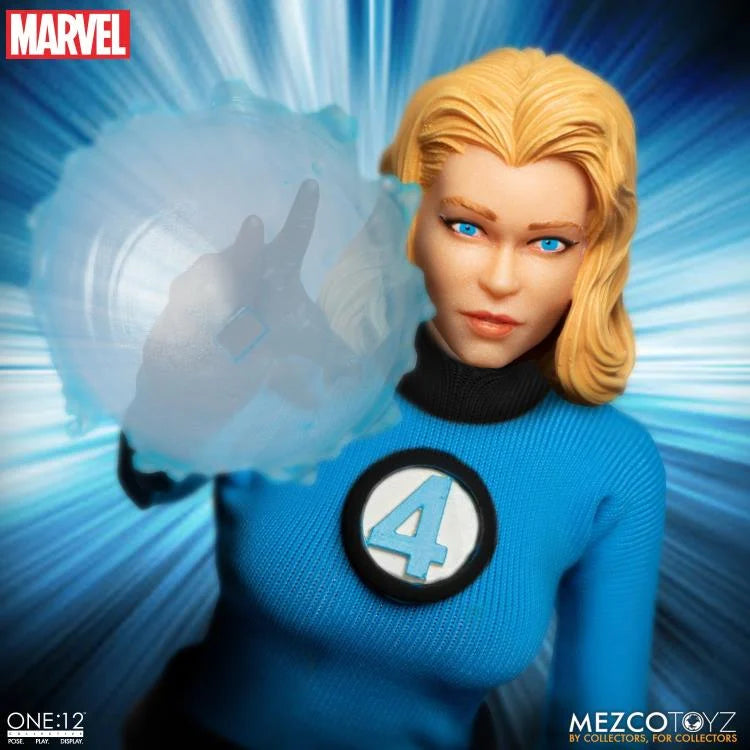 Fantastic Four One:12 Collective Deluxe Action Figure Set - Marvel Comics Superhero Team Collectible Steel Box Edition for Display & Gifts