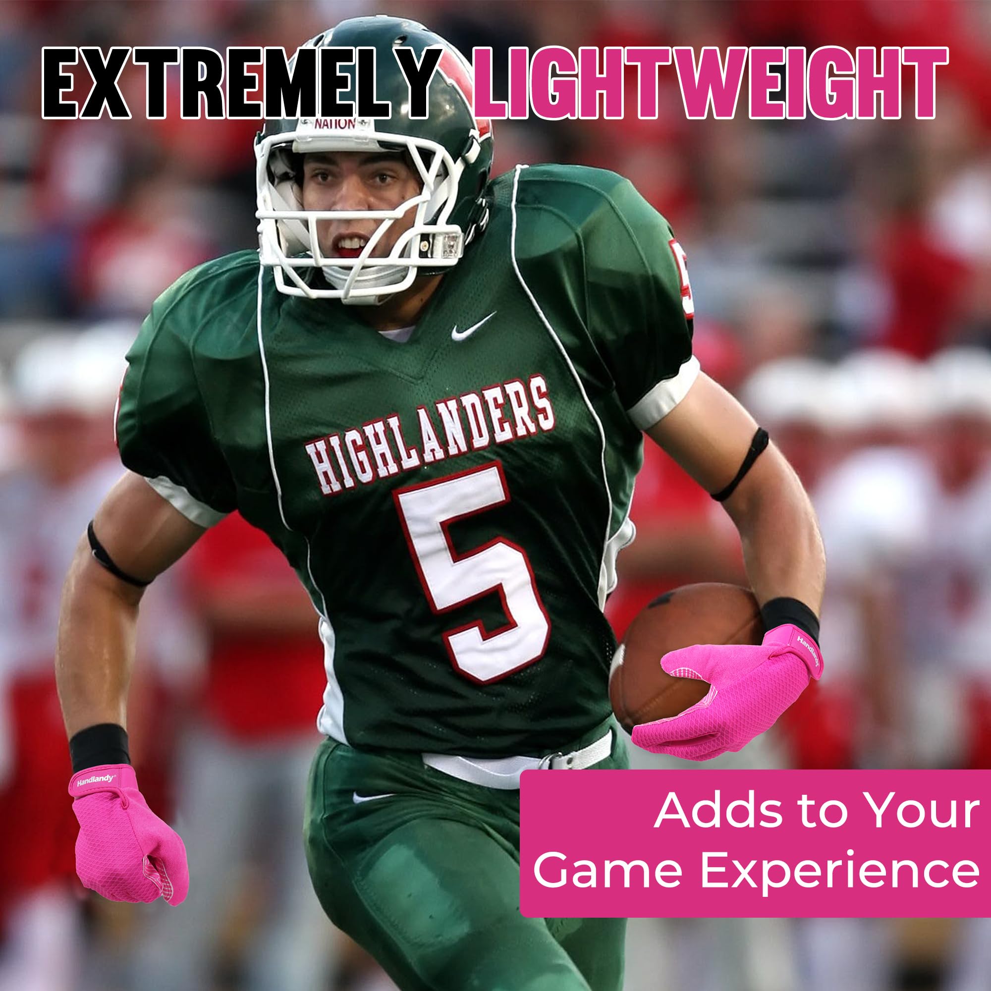 Sticky Football Gloves for Men & Youth - Best Receiver Gloves for Training & Games