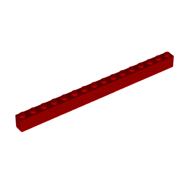 Original LEGO Brick 1x16 in Red (Part 2465/6378410) - Perfect for Building, DIY Projects & Creative Play
