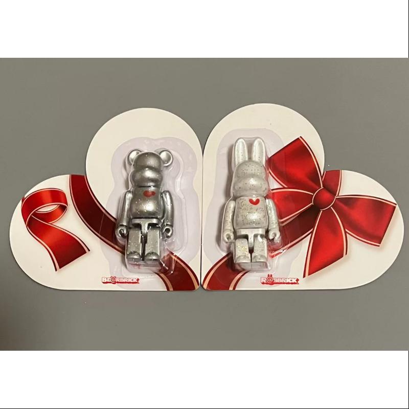 Limited Edition Be@rbrick 100% Valentine's Day 20th Anniversary Collectible Figure Set by Medicom - Perfect for Valentine's Gifts, Anime Collections & Home Decor