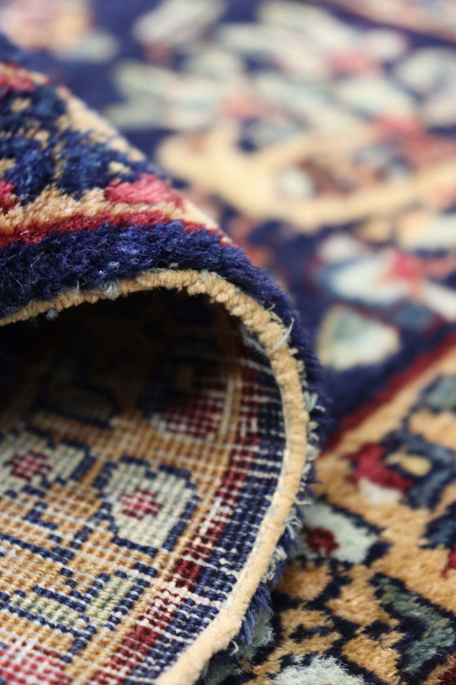 Handwoven Antique Kerman Persian Rug Pair - Traditional Oriental Carpet J66273 for Living Room, Bedroom & Home Decor