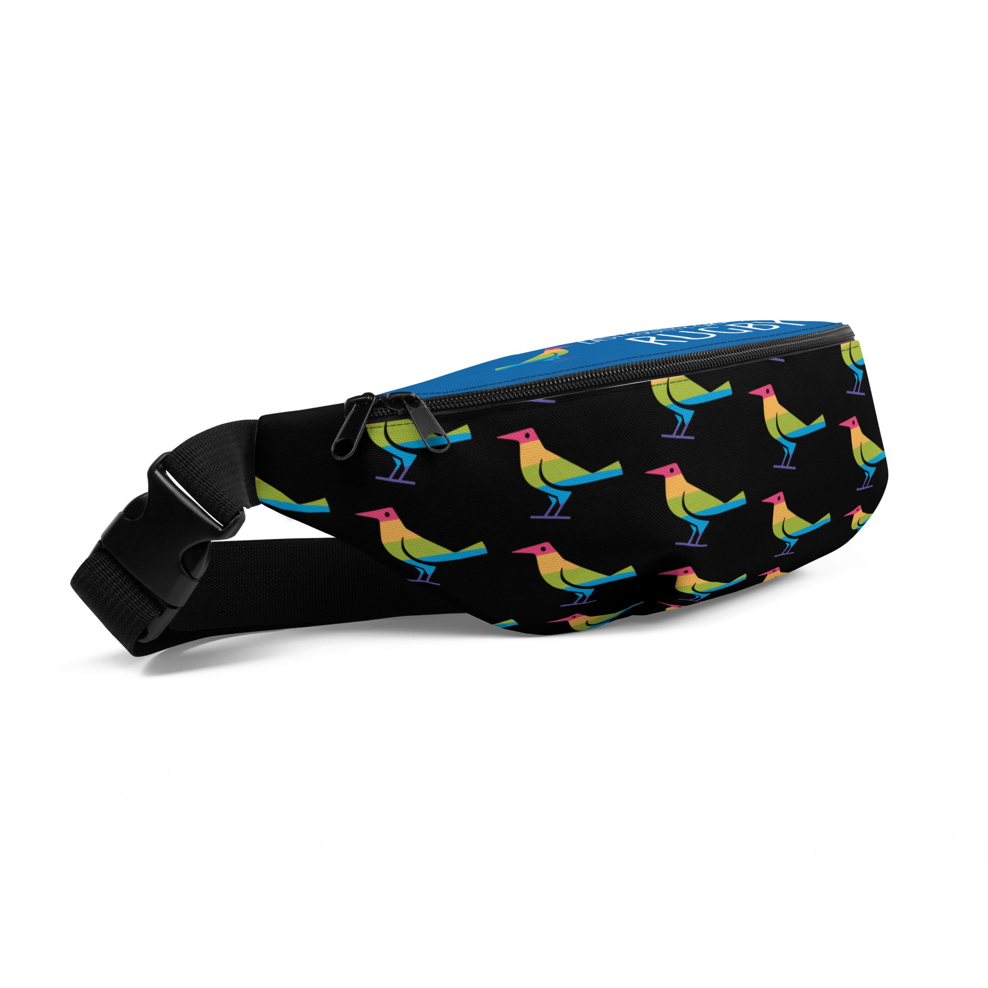 East Co. Grackles Fanny Pack - Waterproof Waist Bag for Men & Women - Hands-Free Crossbody Bum Bag for Hiking, Running, Travel & Outdoor Activities