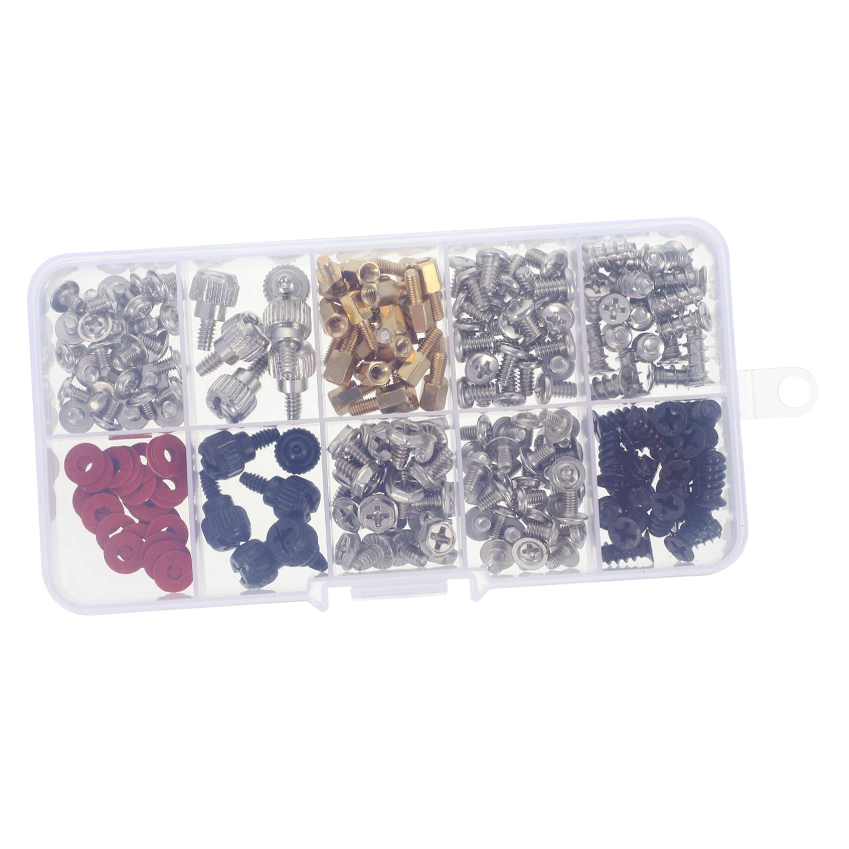 Mobestech 3 Sets Computer Motherboard Screw Kit - Includes Standoffs, Flat Head Tapping Screws & Countersunk Bolts | PC Building & Repair Accessories for DIY Computer Assembly & Maintenance