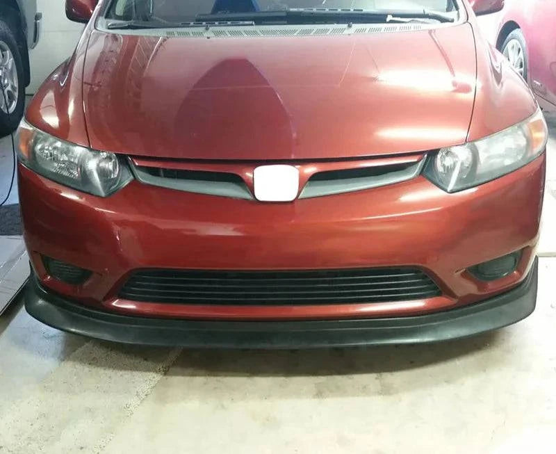 2006-2008 Honda Civic Coupe DP Style Front Bumper Lip Spoiler - 2 Door Exterior Car Body Kit for Enhanced Aerodynamics & Sporty Look - Perfect for Street Racing & Car Shows