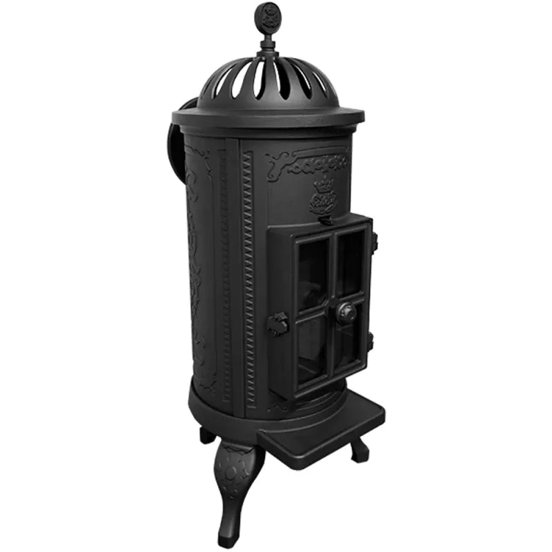 Westbo Carl EL Cast Iron Stove - Efficient & Stylish Fireplace for Cozy Home Heating & Ambiance
