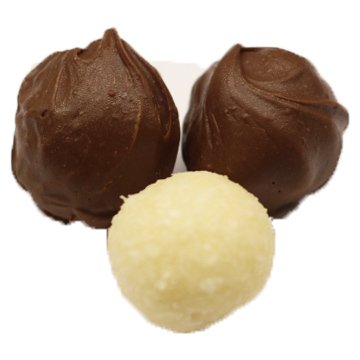Scott's Cakes Milk Chocolate Coconut Cream Bon-Bons - 8oz Pastel Flower Gift Box | Gourmet Chocolate Treats for Birthdays, Weddings & Holiday Gifting