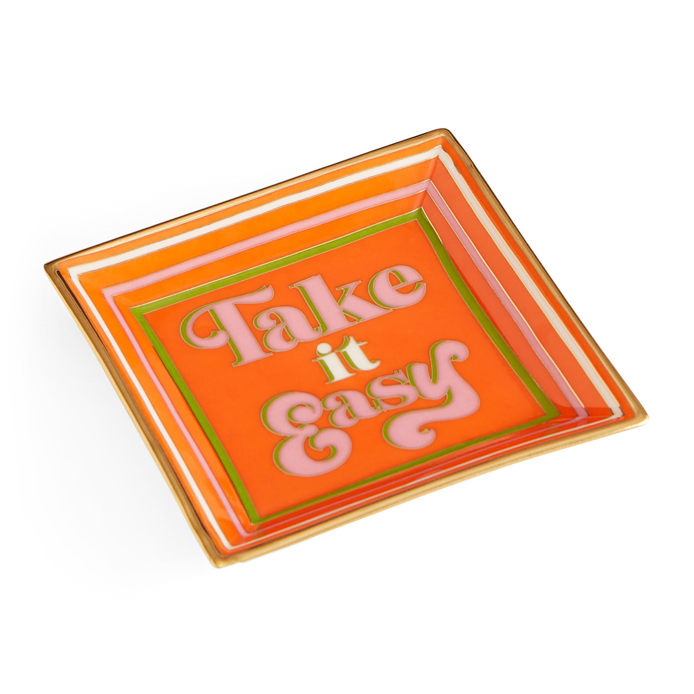 Take It Easy Square Tray - Premium Bamboo Serving Tray for Coffee, Tea, and Breakfast in Bed | Perfect for Home, Office, and Gift Giving