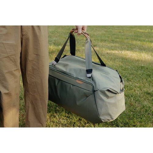 Peak Design Travel Duffel 80L - Lightweight Waterproof Duffel Bag for Travel, Camping & Outdoor Adventures (Sage Green) - Perfect for Weekend Getaways, Hiking Trips & Air Travel