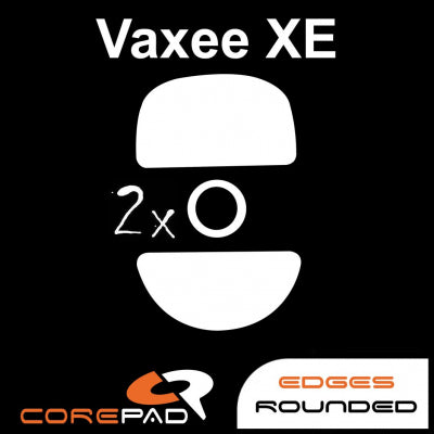 Corepad Skatez Mouse Feet for Vaxee XE & XE Wireless - Premium Glide Replacement Feet for Gaming Mice (Esports & FPS Gaming)