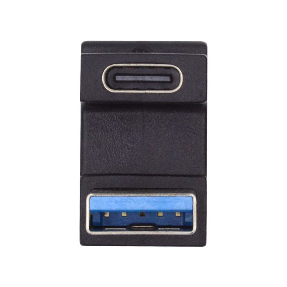 USB-C to USB 3.0 Adapter - U-Shaped Angled Design Female Type C to Male USB A Converter for Laptop & Desktop - Perfect for Data Transfer Between New and Old Devices