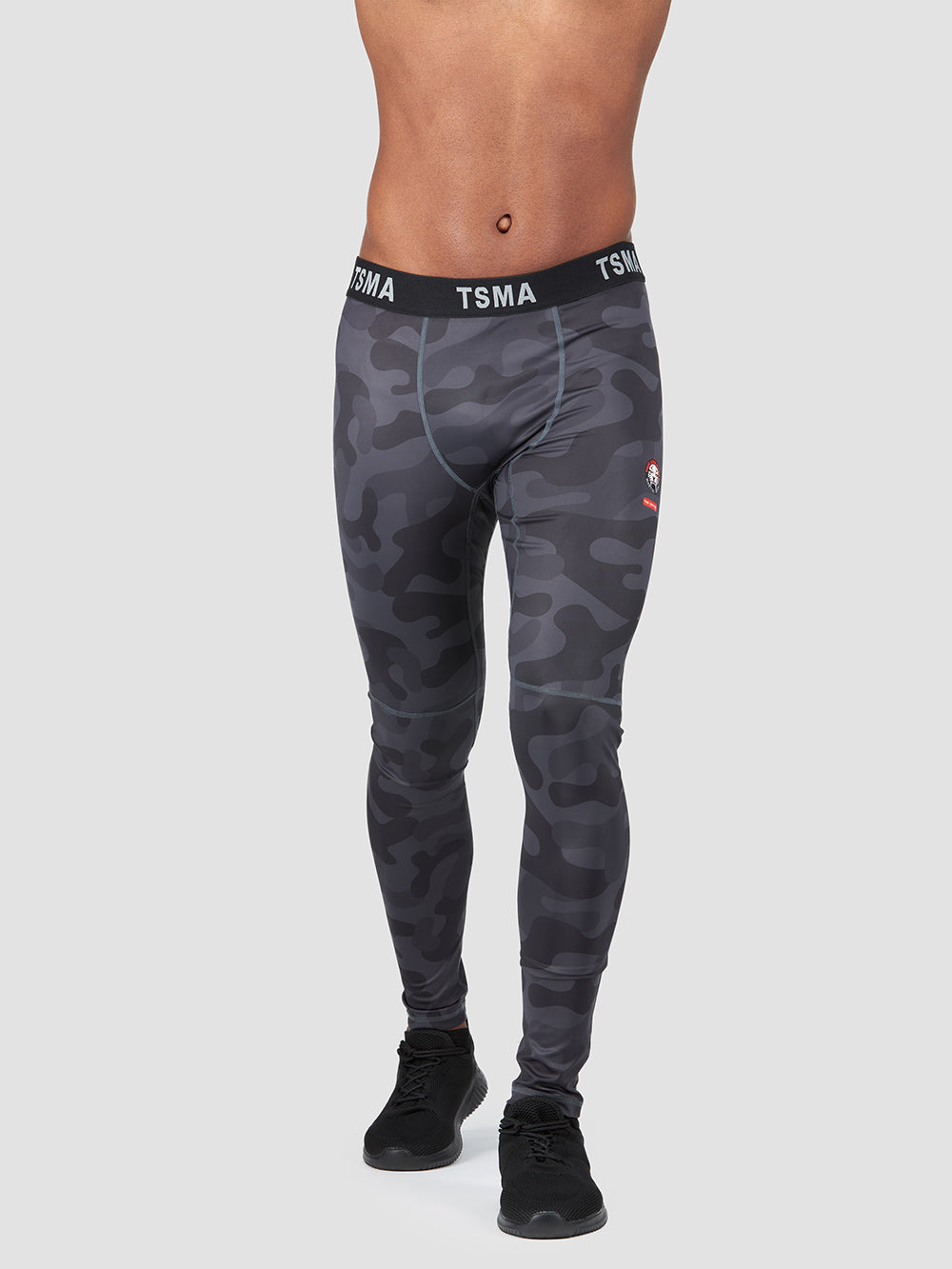 Alpha Camo Leggings for Women - High Waisted Yoga Pants with Pockets - Perfect for Workout, Running & Gym