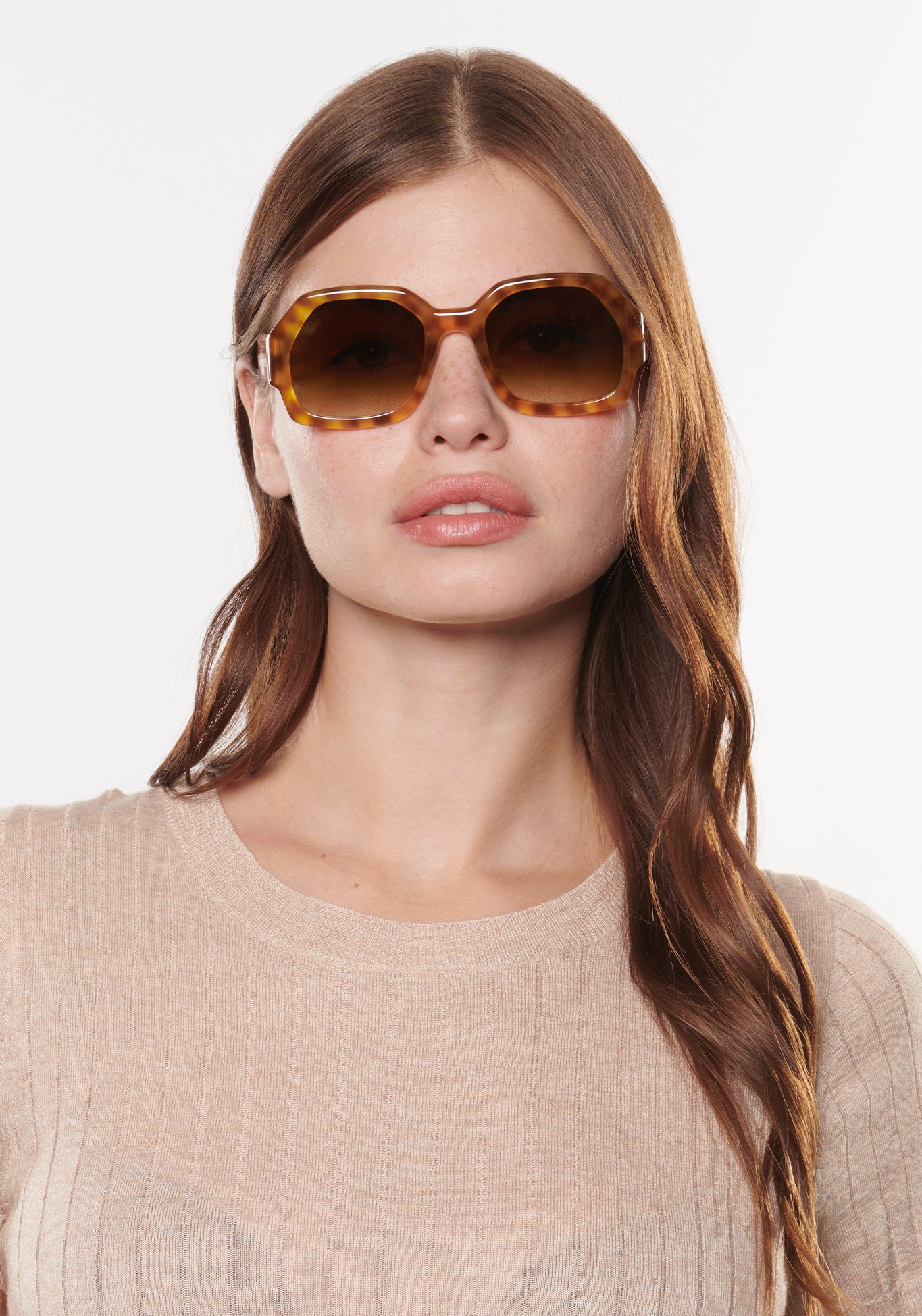 Naomi Fernet Polarized Sunglasses for Women - UV Protection Fashion Shades for Outdoor Activities, Beach, Driving & Travel