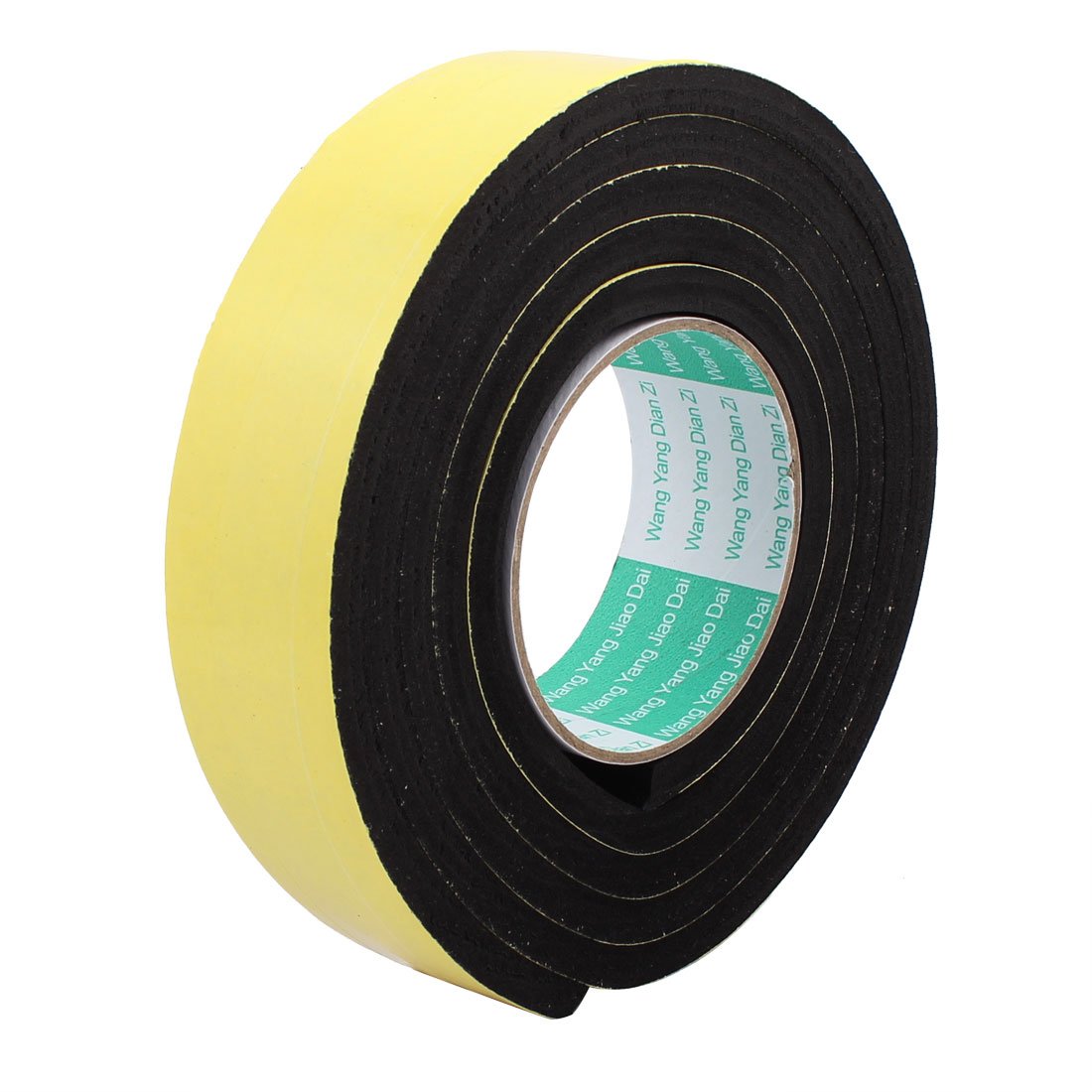 IIVVERR 40mm x 8mm EVA Foam Tape - Single Sided Adhesive Sponge Strip (2 Meters Length) - Weatherproof & Durable for Home Repair, DIY Crafts, and Soundproofing Projects