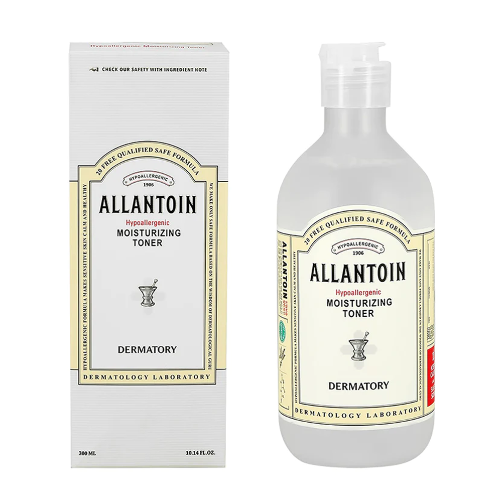 DERMATORY Hypoallergenic Moisturizing Toner 300ml - Soothing Facial Hydration for Sensitive Skin | Daily Skincare Routine & Post-Cleansing Treatment