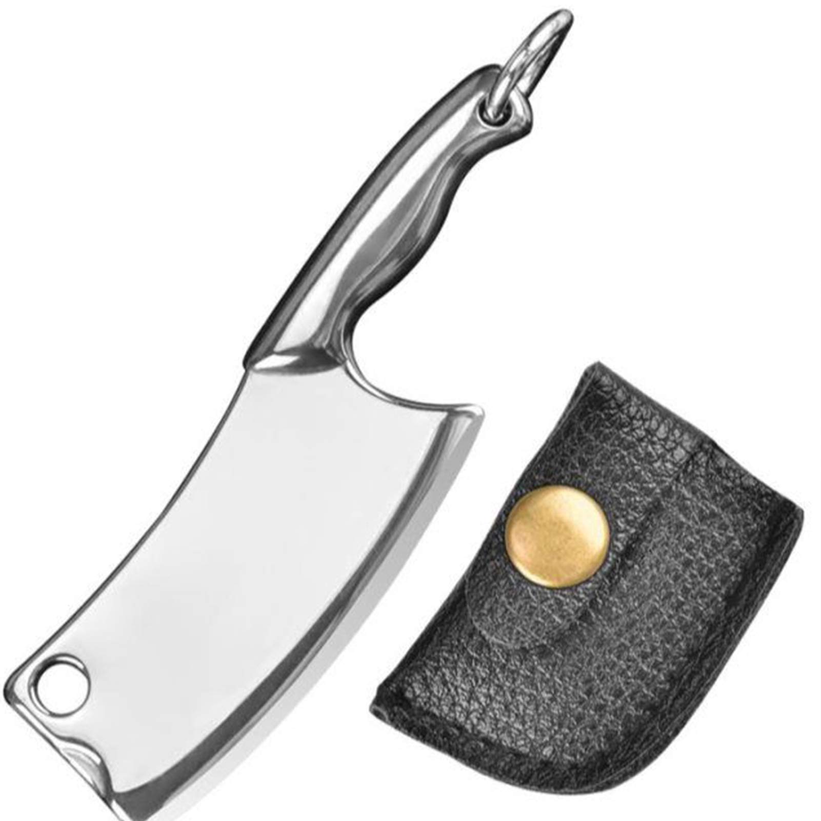 Mini Chef Pocket Knife - Compact Multitool with Thumb Opener | Perfect for Camping, Hiking & Everyday Carry (White)