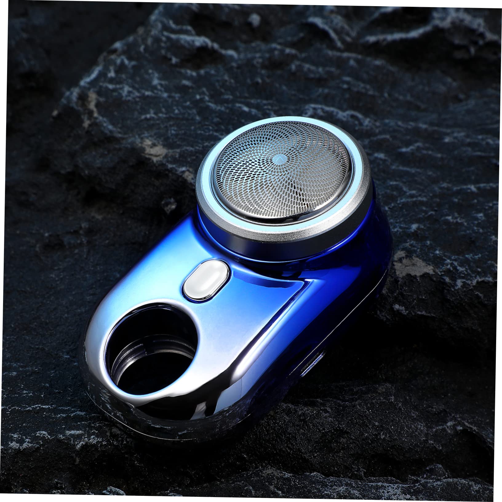 Men's Electric Shaver - USB Rechargeable Mini Trimmer, Portable Travel Razor for Beard & Facial Hair - Perfect for Office, Camping & Business Trips