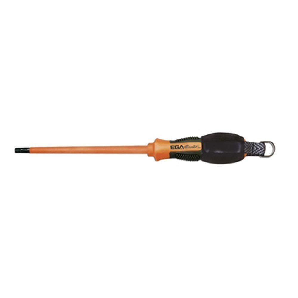 Ega Master SCREWDRIVER TAMPER TORX TT-6 3 X 50 1000V VDE MASTERTORK Anti-Drop Screwdriver - Professional Insulated Torx Screwdriver for Electrical Work, DIY Projects, and Secure Fastening