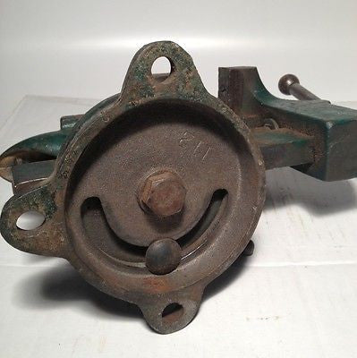 Littco #112 Swivel Anvil Bench Vise with Pipe Clamp 3.5