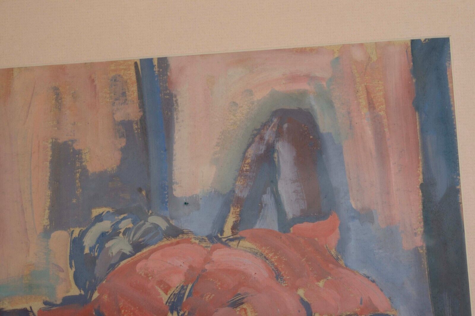 Modern Impressionist Floral Still Life Mixed Media Painting - Hand Signed & Framed Artwork for Home Decor, Office Wall Art, Gift Idea