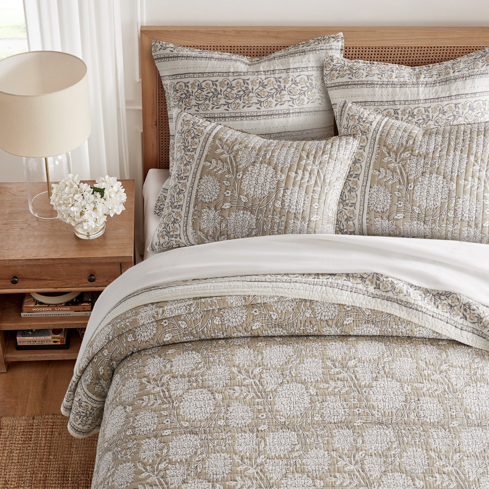 Adare Blue Quilt Set Queen Size - Soft Luxury Bedding Set with Matching Pillowcases - Perfect for Master Bedroom, Guest Room & Cozy Home Decor