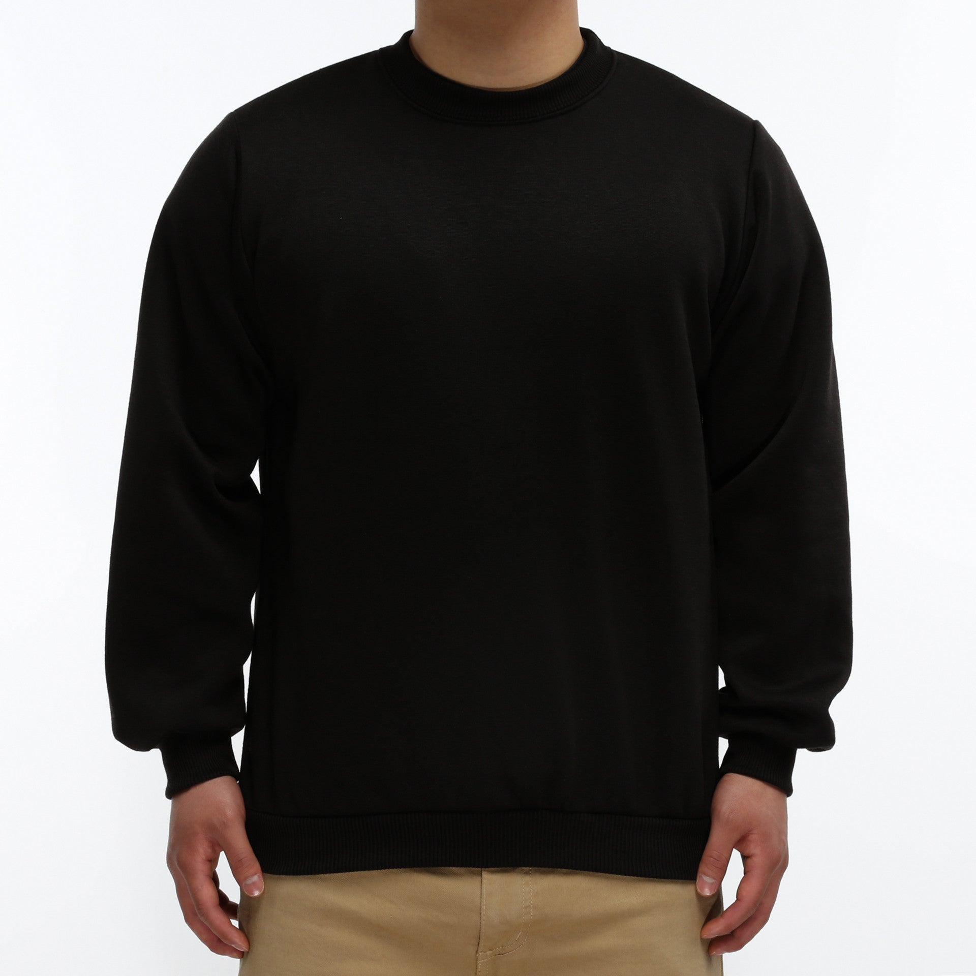 LA Speedy Crewneck Sweater for Women - Soft Casual Pullover Sweatshirt, Black - Perfect for Fall & Winter Outfits, Office Wear and Weekend Relaxation