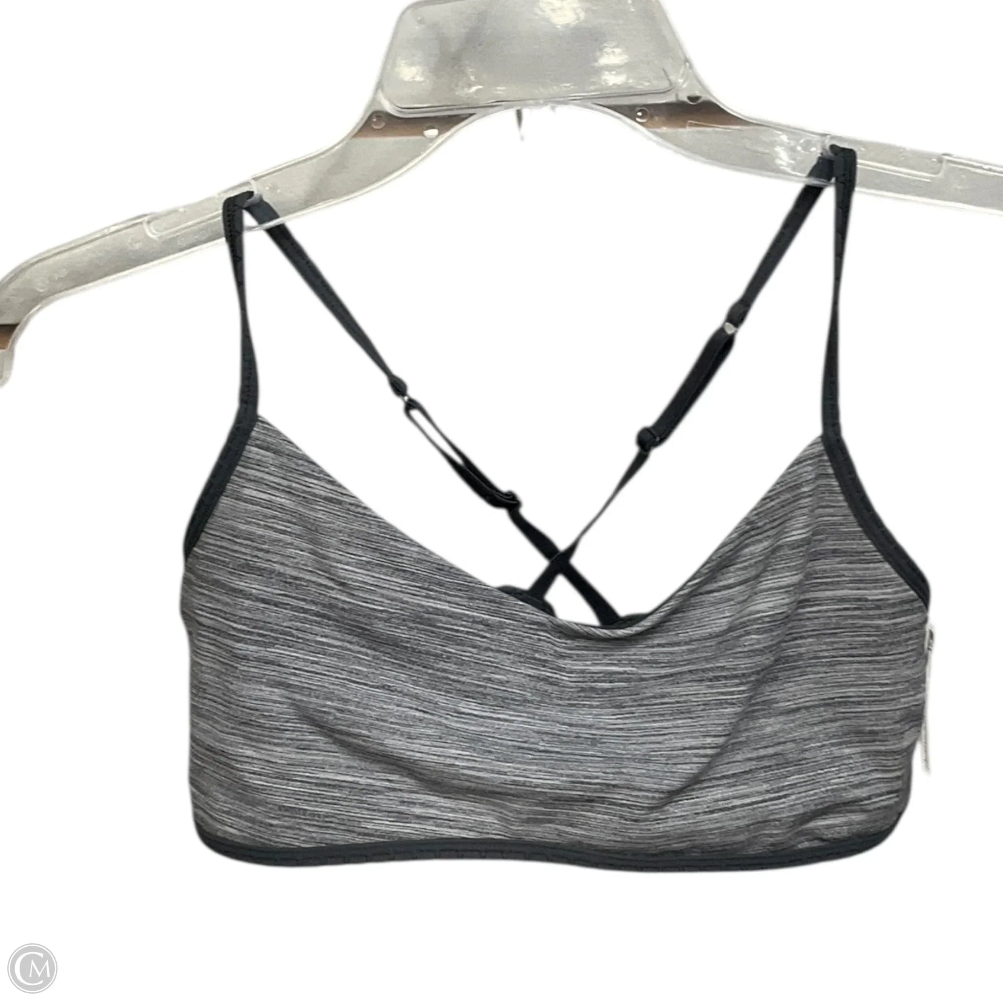 Lululemon Women's Grey Medium Athletic Sports Bra - Perfect for Yoga, Running & Gym Workouts