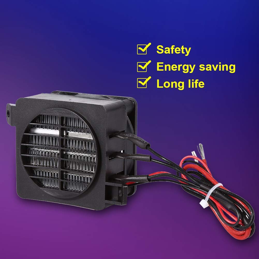12V 100W MAGT PTC Car Fan Heater - Energy Efficient Portable Air Heater for Vehicles, Small Rooms & Office Spaces | Fast Warming Solution for Winter Driving & Indoor Comfort