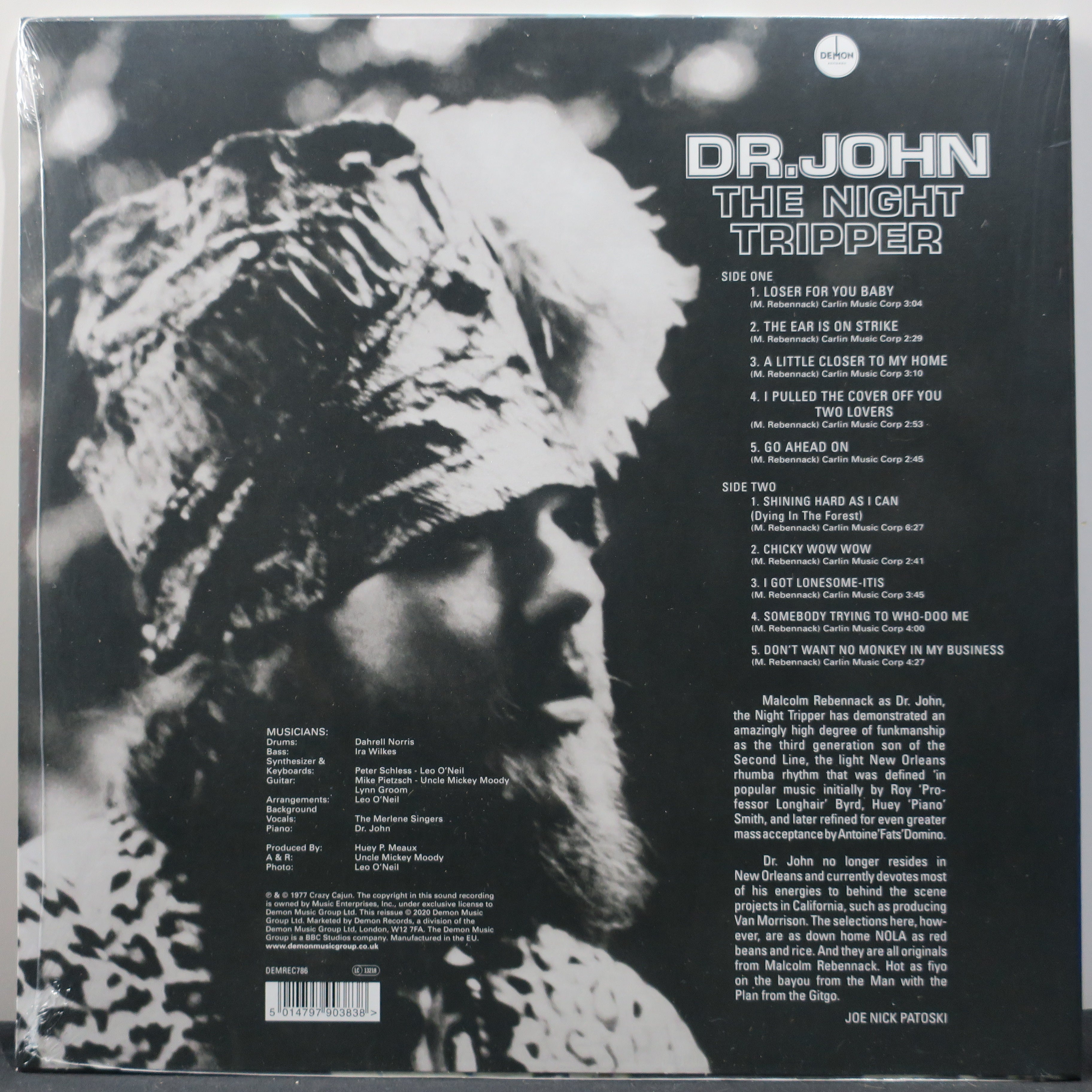 DR JOHN 'Night Tripper' VOODOO SPLATTER Vinyl LP Record - Limited Edition New Orleans Voodoo Funk Music for Collectors & Music Lovers - Perfect for Vinyl Collections, Home Decor & Retro Music Parties