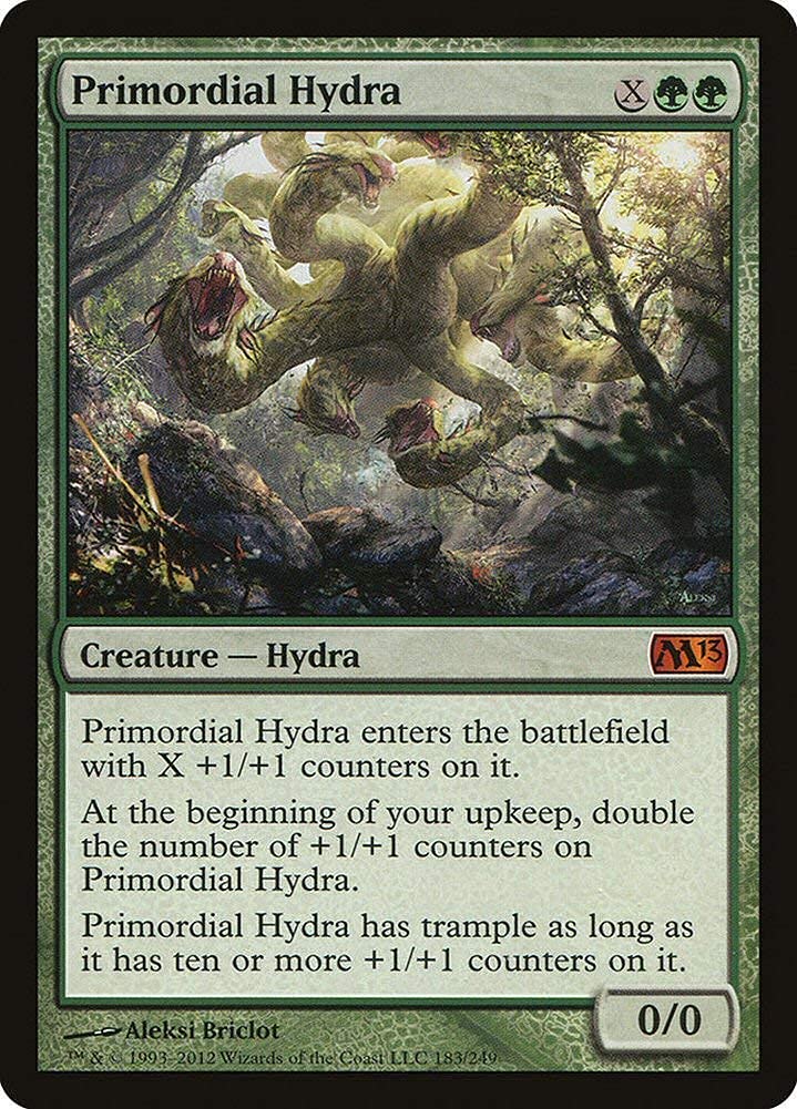 Magic: the Gathering - Primordial Hydra (183) - Magic 2013 | Collectible Trading Card Game | Perfect for MTG Deck Building & Strategy Battles