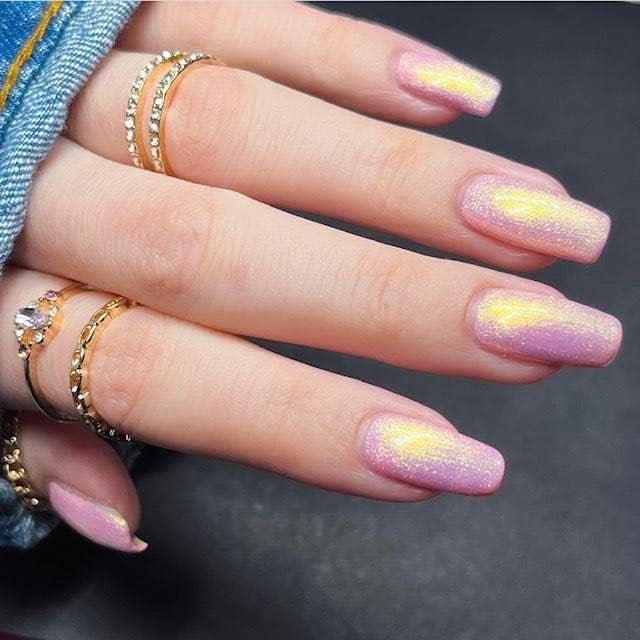 Twinkled T Gel Baby Gel Nail Polish - 15ml Long Lasting Soak Off LED/UV Nail Lamp Gel Polish for Nail Art (0.5oz, Pearly Gates) - Perfect for Salon, Home Manicure & DIY Nail Designs