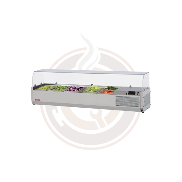 CTST 1200G N Commercial Countertop Salad Display Unit - Perfect for Restaurants, Cafes, and Buffet Service