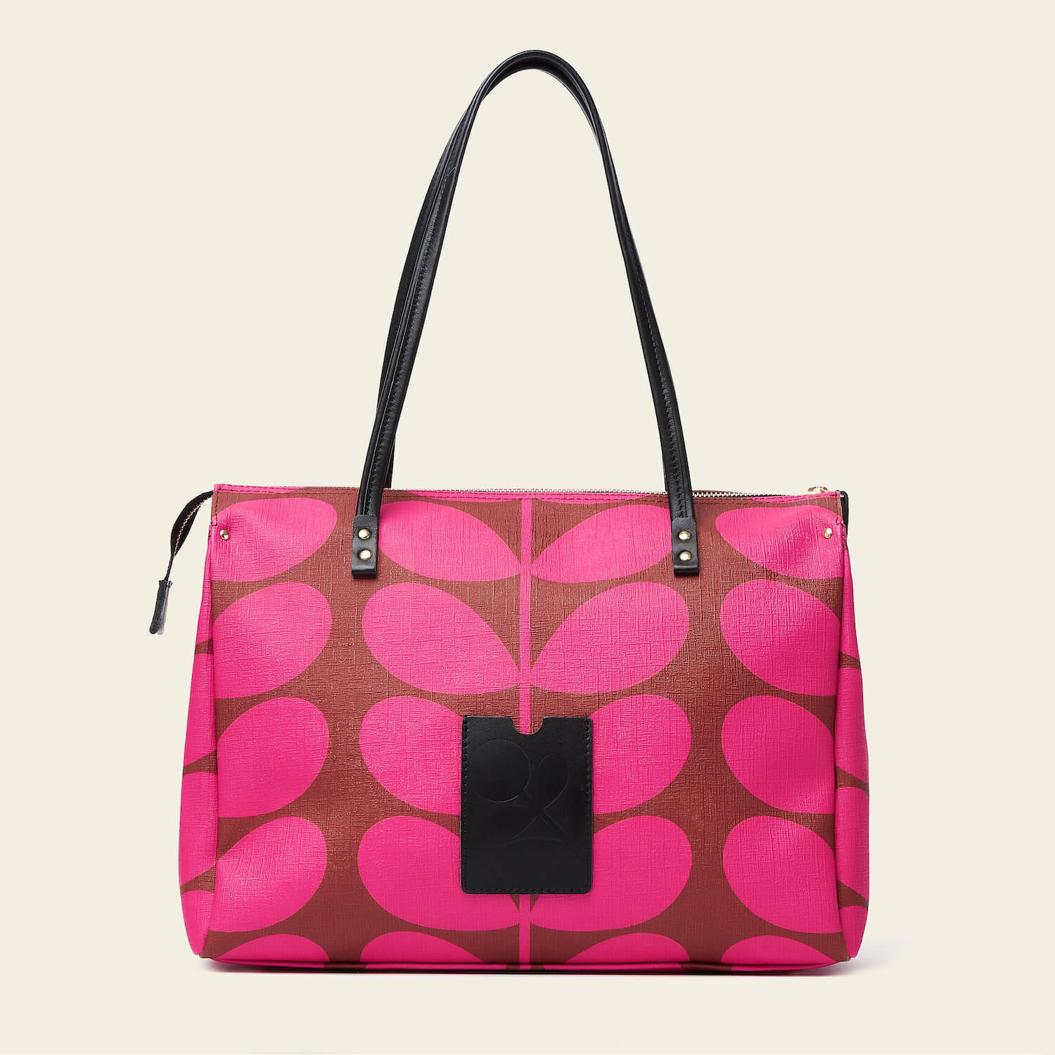 Watson Tote Bag - Solid Stem Cerise Color - Stylish & Durable Handbag for Women - Perfect for Work, Travel & Everyday Use