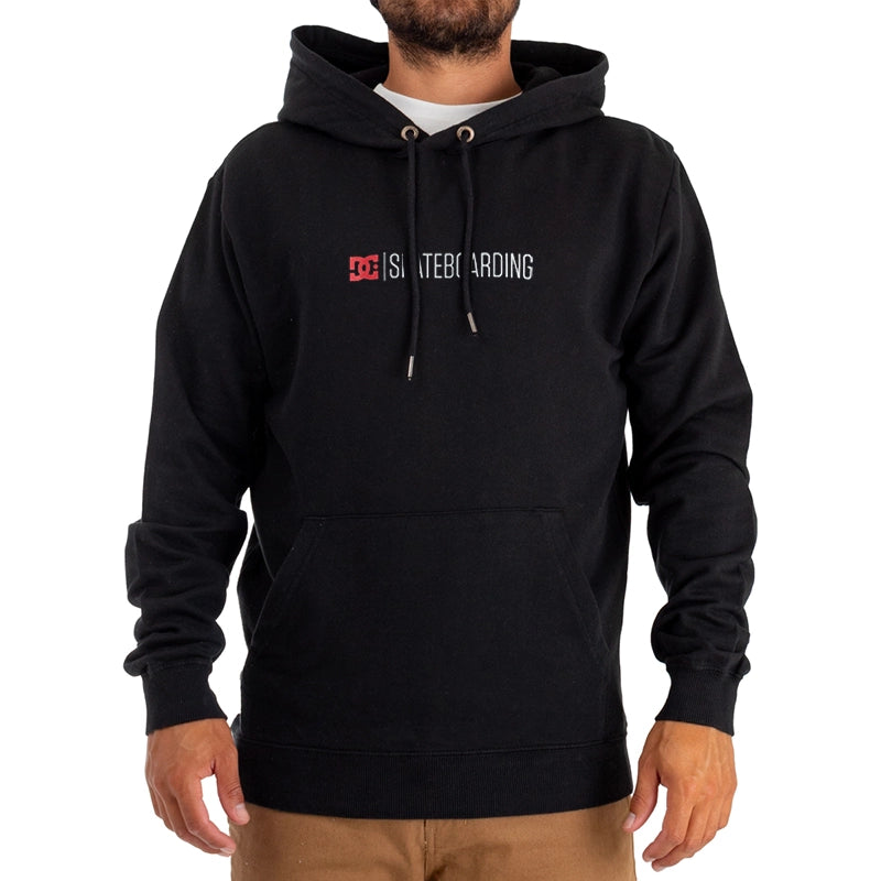 DC Minimal Black Hoodie - Stylish & Comfortable Pullover for Men & Women | Perfect for Casual Wear, Street Fashion & Everyday Outfits