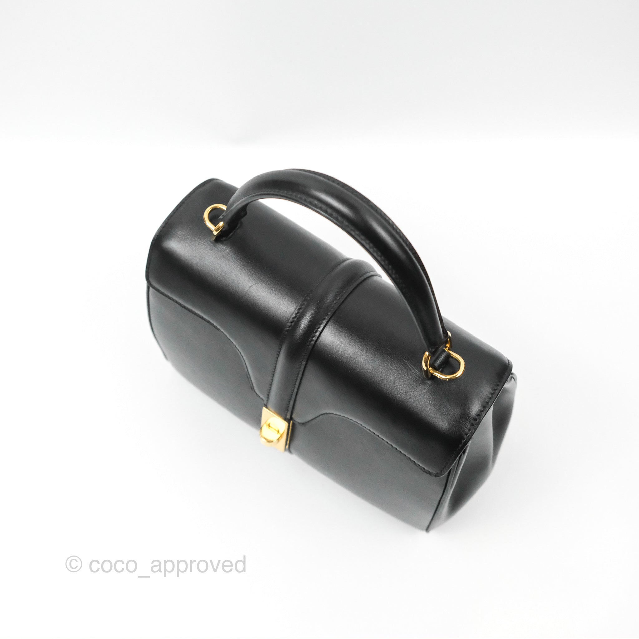 Celine Small 16 Handbag in Black Satinated Calfskin Leather - Luxury Crossbody Bag for Women, Perfect for Work, Travel & Evening Events