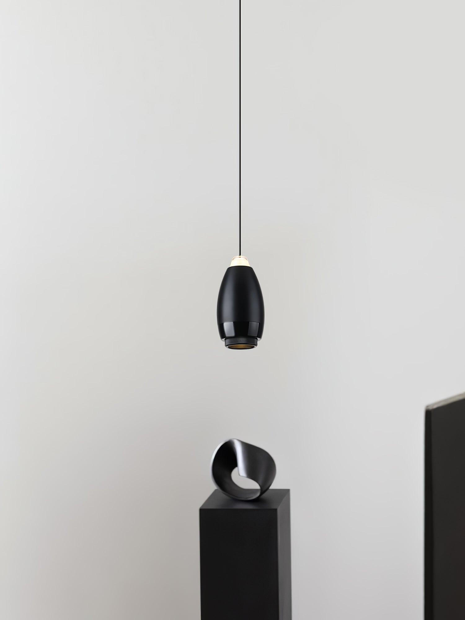 Modern Dawn Pendant Light Fixture - Elegant Glass Ceiling Lamp for Dining Room, Kitchen Island & Living Room Decor | Adjustable Hanging Light with Warm White LED Bulb | Perfect for Home, Cafe & Restaurant Lighting