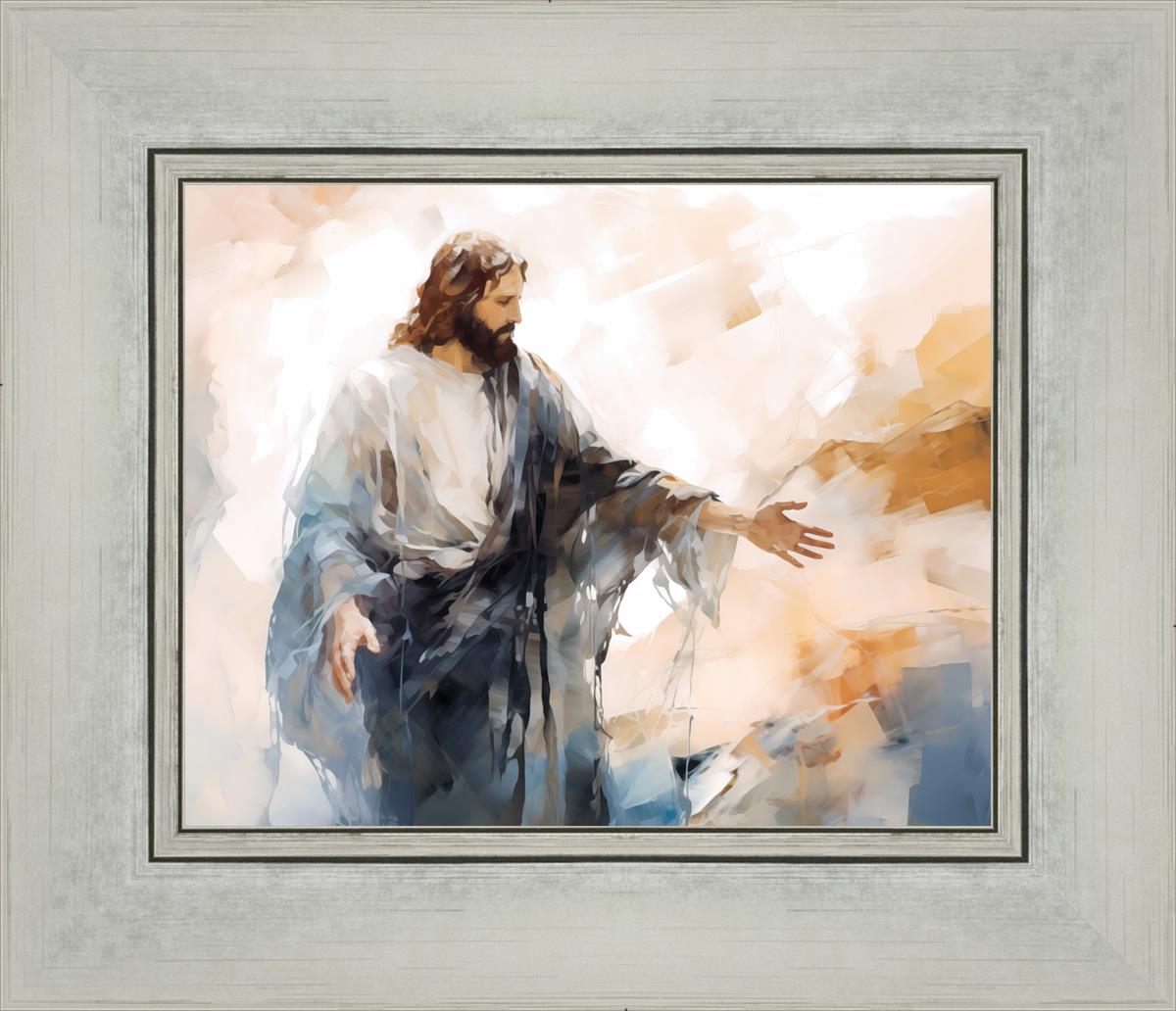 Come Unto Me By Gabriel Heaton - Inspirational Christian Wall Art for Home & Church Decor | Perfect for Living Room, Bedroom & Office
