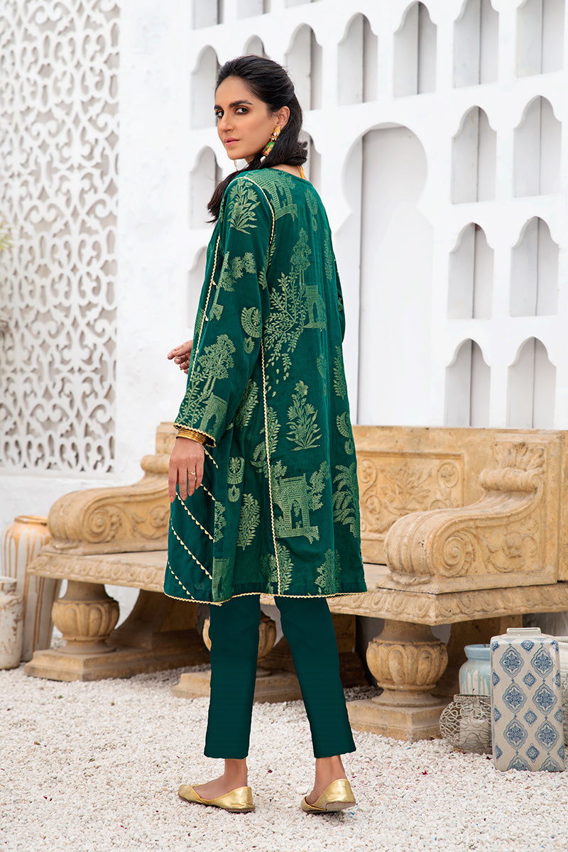 GUL E NAZ Jacquard 2PC Set - Elegant Embroidered Outfit for Women | Perfect for Parties, Weddings & Special Occasions