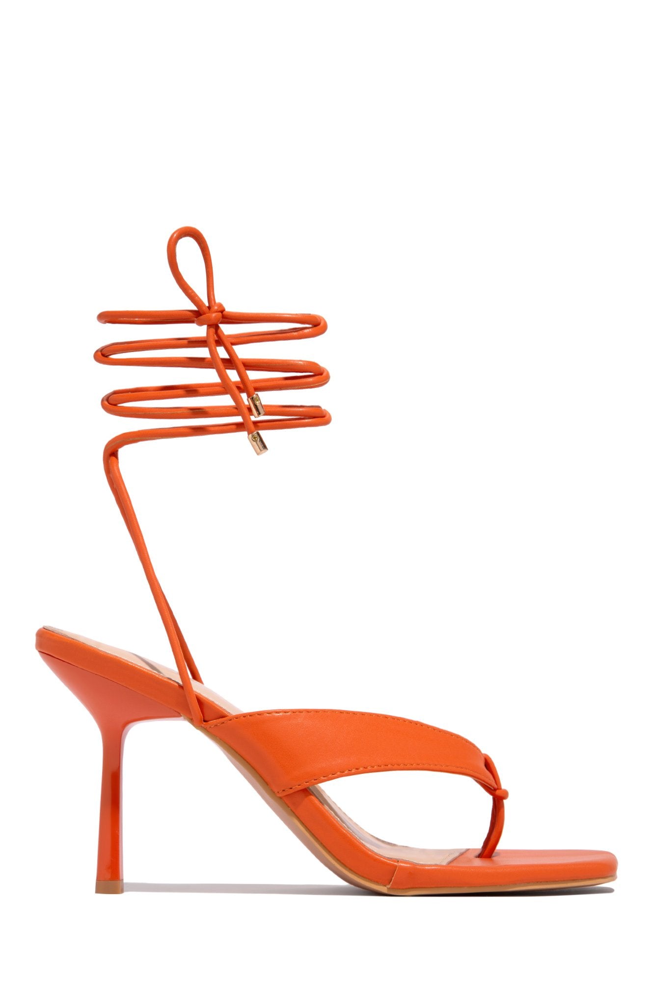 Martina Orange High Heels for Women - Elegant Pointed Toe Stiletto Pumps for Party, Wedding & Evening Wear