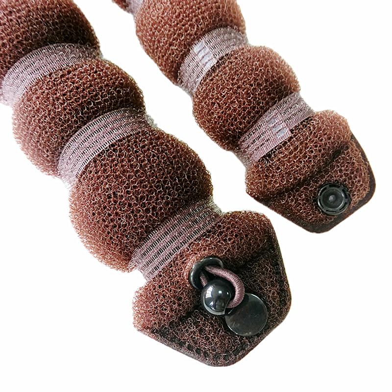 3 PCS Magic Hair Styler Donut Bun Maker - Twist Ring Shaper & Braiding Tool Set for Perfect Buns, Curls & Updos (1 Large + 2 Small) - Ideal for Parties, Weddings & Everyday Hairstyling