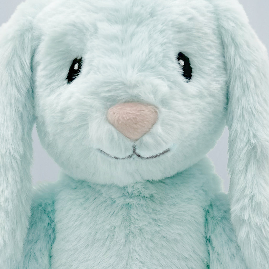 Steiff My First Steiff Hoppie Blue Rabbit Plush Toy - Perfect Baby Shower Gift & Nursery Decor for Newborns