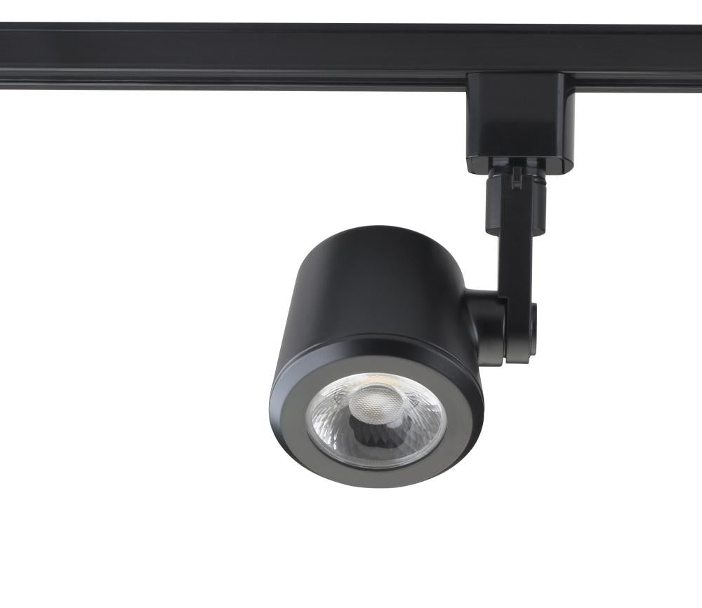 45T LED Track Head Light Fixture - White, Black or Brushed Nickel Finish - Modern Recessed Lighting for Kitchen, Retail & Gallery Spaces