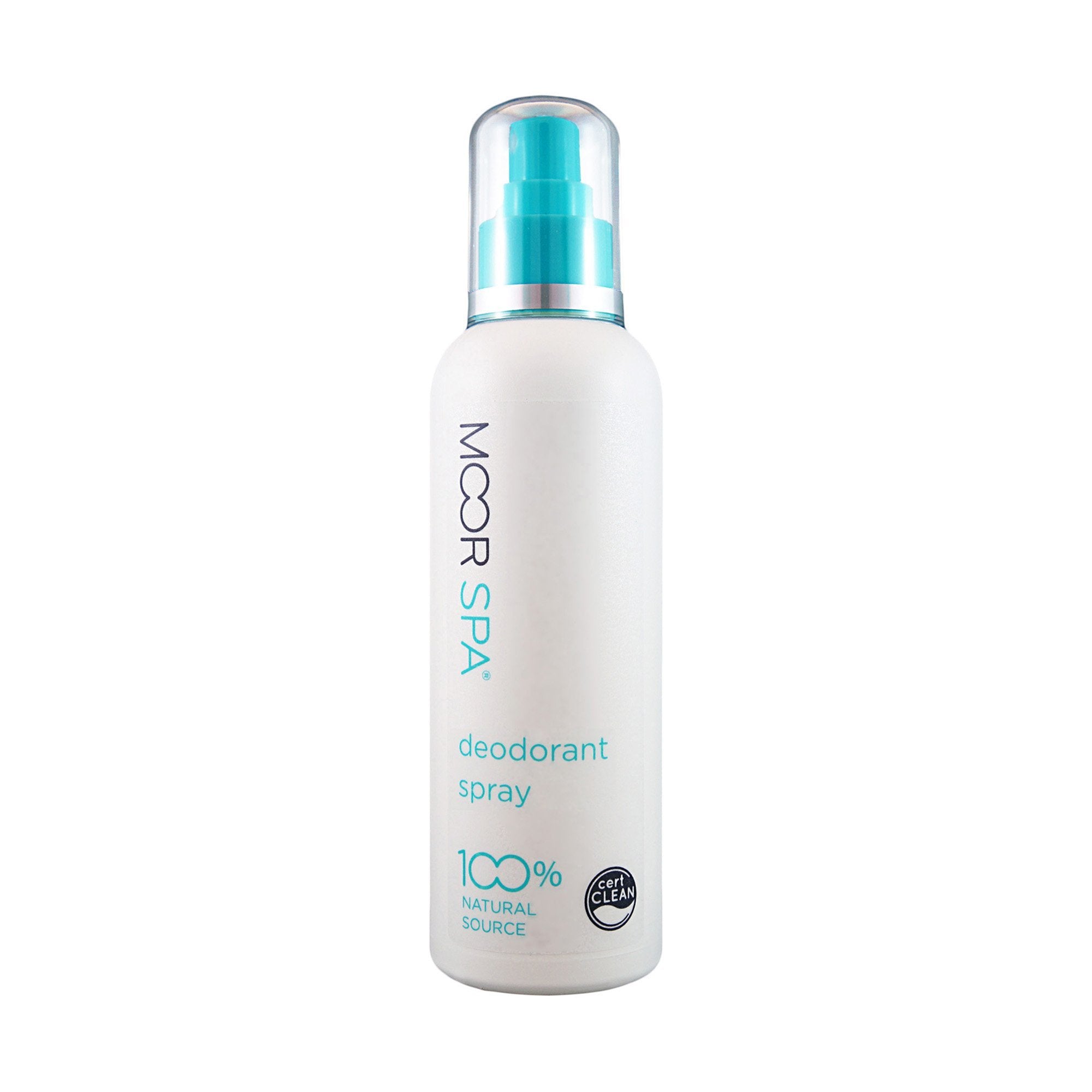 Empty Bottle Moor Spa Deodorant Spray 8 fl oz - Natural Body Odor Control for Women & Men - Perfect for Gym, Travel & Daily Freshness